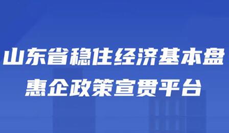 一站匯聚、精準直達！環(huán)球軟件研發(fā)的山東省惠企政策宣貫平臺上線了